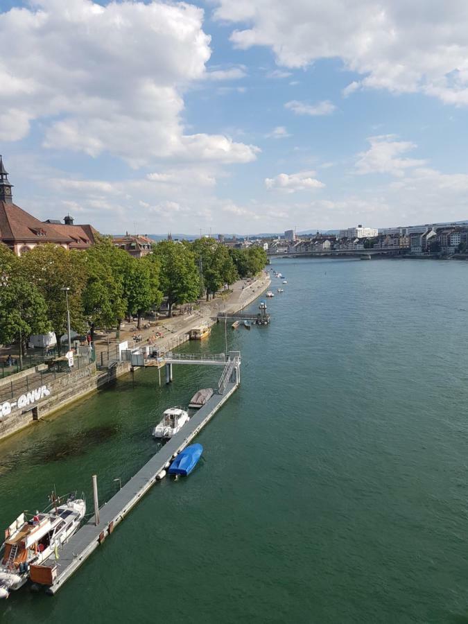 Apartment Am Rhein Basilea Esterno foto